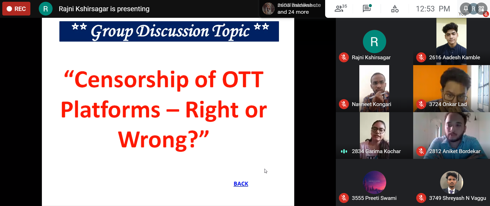 Group Discussion